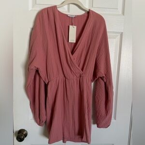 Reserved Ladies NEW Pink Wrap Dress.